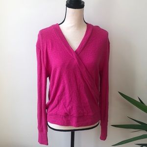 J. Crew Long Sleeve Pink Top